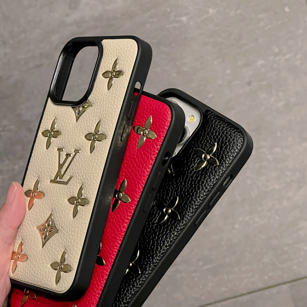 Gold Monogram Phone Case